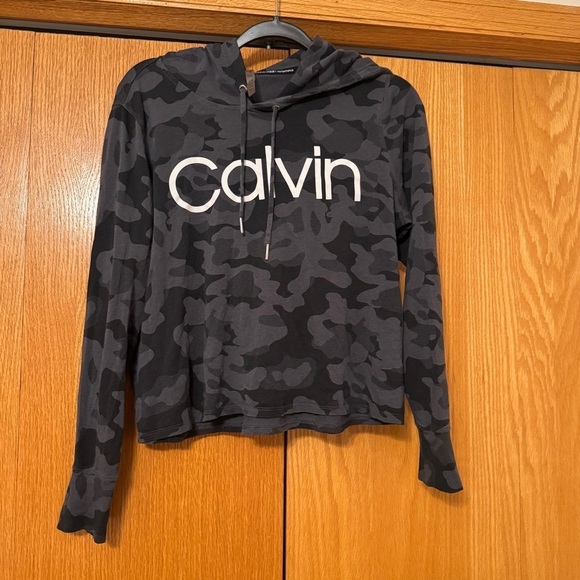 Calvin Klein Tops - Women’s Calvin Performance Camouflage light Hoodie